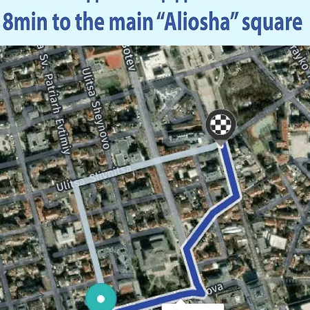 Downtown - Price Small Apartament Burgas City